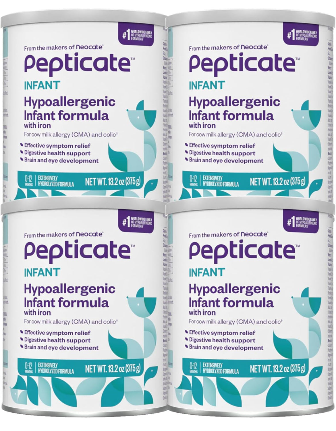 Nutricia Pepticate Hypoallergenic Infant Formula 13.2 oz (Case of 4)