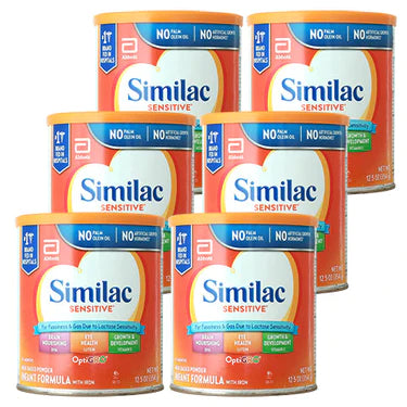 Similac Sensitive Infant Formula (6-12.5 oz) Case